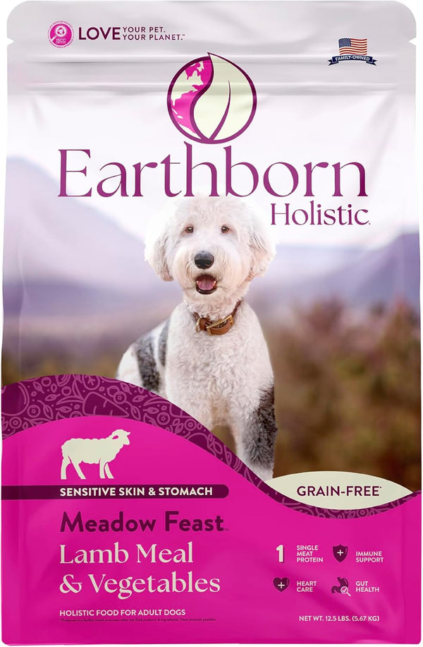Earthborn Holistic Meadow Feast Lamb Meal & Vegetables Grain-Free Dry Dog Food
