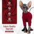DENTRUN Sphynx Hairless Cats Shirt, Pullover Kitten T-Shirts, Breathable Cat Wear Turtleneck Sweater