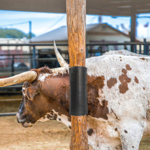 2 pcs Horse Cattle Scratchers, Super Soft Massage Brush Kit for Equine Bovine, Itch Relief Pad for Small Farm Animals