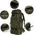 Hiking Backpack for Men, 70L/100L Military Rucksack, Molle 3 Days Assault Pack for Camping