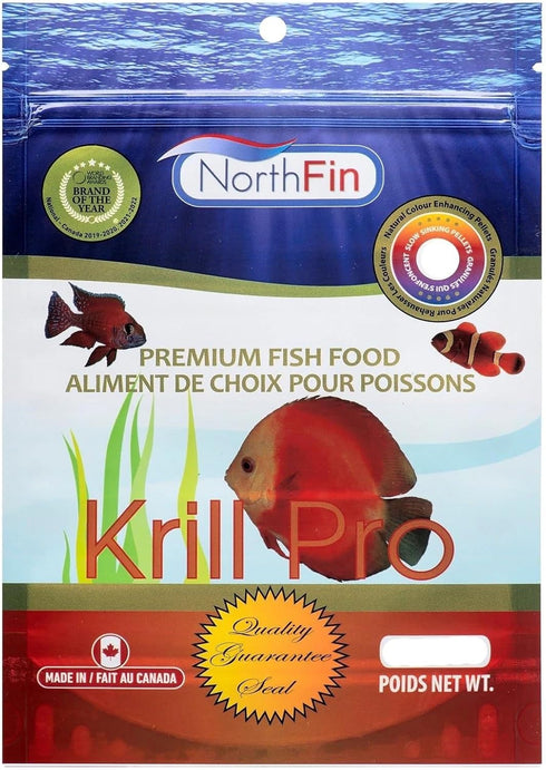 Northfin Fish Food Krill Formula Slow Sinking Pellets (1mm 80g)