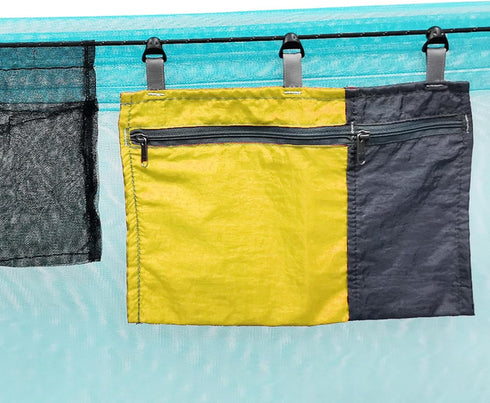 Hammock Organizer Bag, Portable Storage Container for Camping, Climbing, Hiking, Outdoor Sports, Yellow