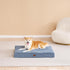 EHEYCIGA Orthopedic XL Dog Beds for Extra Large Dogs, Spa Blue, 44x32 with Removable Washable Cover