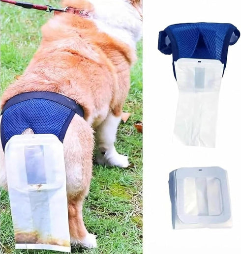 Wearable Waste Collection Bag For Small Elderly Dogs - Convenient Dog Poop
