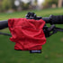 Shock-Absorbing Bike Cup Holder (Red Hot Diamond) | Fits All Handlebars | Adjustable to Any Size Drink | Made