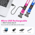 Light Up Dog Collars, Rechargeable Waterproof Glow Collar for Pet Safety, Fully Adjustable for Small Medium Large Dogs