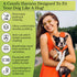 EcoBark Dog Harness, Eco-Friendly Max Comfort, Soft Mesh Halter, Over The Head Vest, No Pull, No Choke, XS, Red