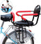 Wing Enterprises Child Bicycle Seat Rear Mounted, Metal Bike Seat Back Mount Safety Baby