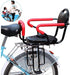 Wing Enterprises Child Bicycle Seat Rear Mounted, Metal Bike Seat Back Mount Safety Baby