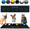 Cat & Dog Buttons for Communication, Recordable Talking Pet Button Starter Gift Set, 6 Training Buttons with Mat