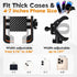 Mixsuper Liner Golf Cart Phone Mount Holder for Club Car/EZGO/Yamaha, Big Phones Thick Cases Friendly, Universal Phone