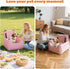 ALL GOOD PET SUPPLIES 35lbs, Dog Car Seat for Small/Medium Dogs Under Soft Booster Car Seat with Detachable Washable