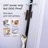 Adjustable Door Strap and Latch - Textile Cat Door Latch to Keep Dog Out of Litter Box, Economical Alternative to Pet