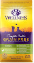 Wellness Natural Pet Food Complete Health Grain Free Deboned Chicken & Chicken Meal Dry Kitten Food, 5.5 lb Bag