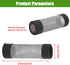 Tnfeeon Aquarium Intake Filter Mesh Cover, Stainless Steel Mesh Inflow Filter Guard for Shrimp and Fish.