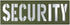Large Security Patch Reflective Subdued 8.5x3 inches for Tactical Vest Jackets with Hook and Loop