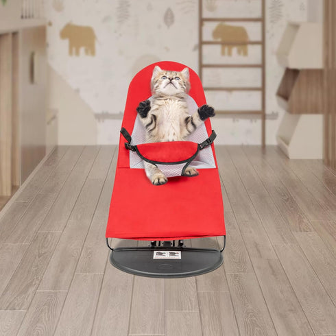 lxrnqcey 33lb Pet Rocking Chair, Portable Pet Rocker, Foldable Rocking Chair Small Pets Dog Bed Cat Sofa, Max Weight