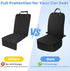 ELONGRIVER Dog Car Seat Covers, Waterproof Front Seat Cover for Dogs, Scratch-Proof, Nonslip Pet Passenger Seat Cover