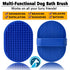 2 Pcs Dog Bath Brush, Rubber Grooming Brush for Short & Long Haired Dogs and Cats, Dog Shampoo Shower