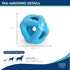 Good Scout Cage Ball Dog Fetch Toy - Indoor and Outdoor Rubber Toy for Medium and Large Dogs