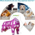 LovinPet Large Dog Costume, Soft Cotton PJs with Polar Bear Snowflake Print, Surgery Recovery Shirt, XL
