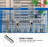 Pet Feeder Automatic Pet Water Dispenser, Practical Parrot Water Drinking Feeding Bottle with Stainless Steel Ball
