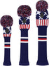 Scott Edward Golf Headcovers for Woods Set of 3 Fits Well Driver(460cc) Fairway Wood and Hybrid(UT) The Perfect Change for Golf Bag by Scott Edward