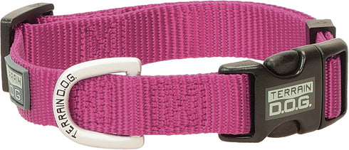Nylon Adjustable Snap-N-Go Dog Collar 3/4" x 13"-19" for Medium Dogs