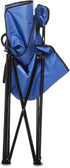 Extra-Large Blue Camping Chair by Amazon Basics - Ideal for Outdoor Relaxation