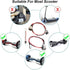 GYL Hoverboard Charging Port Replacement for Gotrax/Hover-1/SISIGAD Electric Smart Self-Balancing Scooter charger port cable (3 Prong 2 Wires Blackhead with Power Switch)