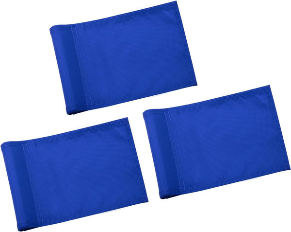 KINGTOP Solid Golf Flag, 8x6 Inch - 420D Nylon, Mini Putting Green Flags for Backyard Practice