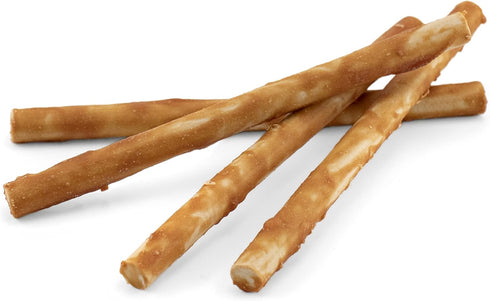 CHOMP 'EMS Chicken Hide Free Dog Chews, Rawhide Free Alternative Chew Treat, 5in, 10 Count