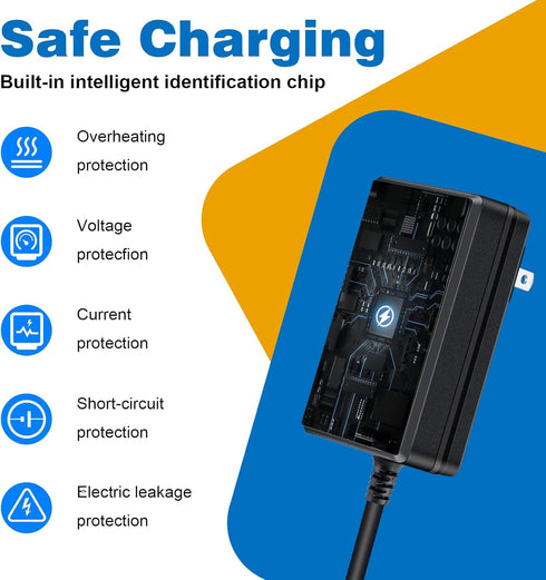 TooAemiS 24V MX350 E100 E125 E150 E175 E200 E200S E300 E300S MX400 3-Prong 24V Charger for Electric Scooter Razor Dirt