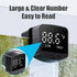 2-in-1 Aquarium Magnetic Brush - Fish Tank Glass Cleaner with Digital Aquariums Thermometer, Tiny Magnets Clean