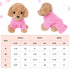 Small Dog Sweater Pet Christmas Sweater Dress for Dogs Cat Pet for Winter Christmas Holiday Breathable Ruffle Hem Design (Pink, Large)