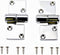 Pair of Take-Apart Hinge, Marine Grade Stainless Steel 316 Hinge for Boat Deck Accessories with Fasteners