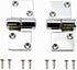Pair of Take-Apart Hinge, Marine Grade Stainless Steel 316 Hinge for Boat Deck Accessories with Fasteners