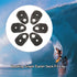 Lixada 6pcs Nylon Single Eyelet Tie Down Loop Safety Anchor Deck Fitting for Kayaking Canoeing Rafting