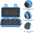 Waterproof Box Shockproof Dry Storage Box, Hard Plastic Protective Grip Carry Touch Phone Case + Foam + Handle for Fishing Camping Hiking (Big-Blue) by VGEBY1