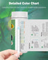 Pawfly Aquarium Ammonia Test Strips, 150 Accurate Test Strips with Test Tube for Fish Tank Water Testing