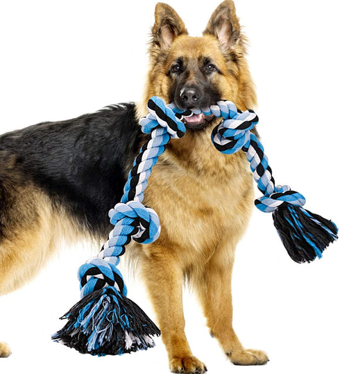 Bmag Dog Rope Toys for Aggressive Chewers, Heavy Duty Twisted Rope Toy for Medium Large Dogs