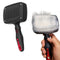 Combo Dog Brush - Slicker & Undercoat Rake - Self Cleaning Grooming Tool for Medium & Long Haired Pets