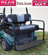 Golf Cart Rear Seat Kits Floor Mat - Anti-Skid EVA Mat for Yamaha EZGO RXV/TXT, Club Car DS/Precedent, Star Car, Excar,