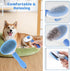 7pcs Pet Grooming Kit, Self-Cleaning Brush Shedding Kit with Nail Clipper, Flea Comb, Shampoo Bath Brush, Finger