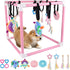 Sibosen Puppy Play Gym with 10 Hanging Toys for Small Dogs Indoor Jungle