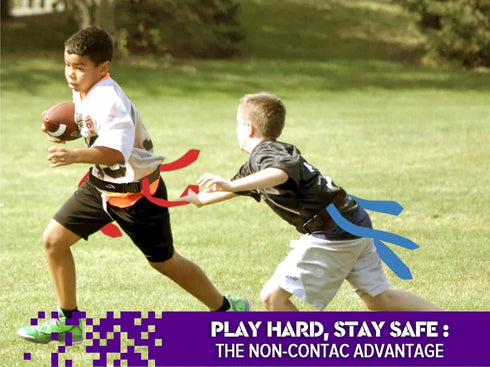 Set Trained Man Flag Football Belts, Adjustable Flag Football for Sports Teams, Training & Competition