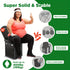 400lbs, 16.5in Portable Toilet for Adults, Foldable Camping Toilet with Soft & Comfortable Leather Seat,Hold Up