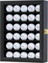 DisplayGifts Golf Ball Display Case for 30 Golf Balls, Display Cabinet Great