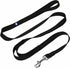 Blueberry Pet Essentials 5ft Double Handle Dog Leash for Traffic Control, 3/4" Medium Dog Leash, Black