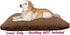 Dogbed4less Replacement Cover for 55X37X4 Inches Brown Denim Jean Dog Pet Bed, External Zipper